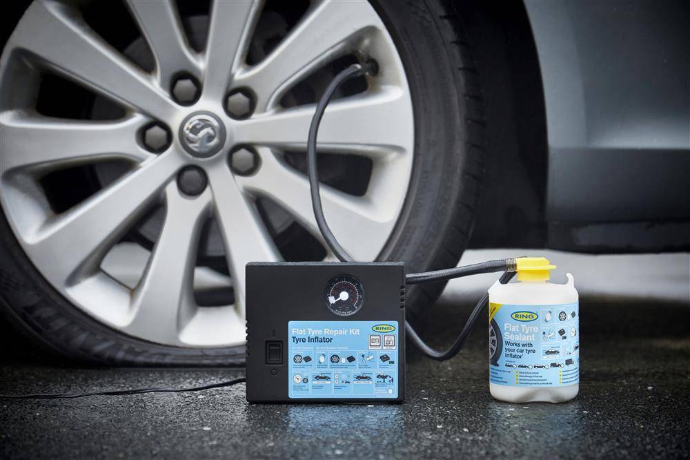 ilustrasi menggunakan tire sealant (dok. ebay)