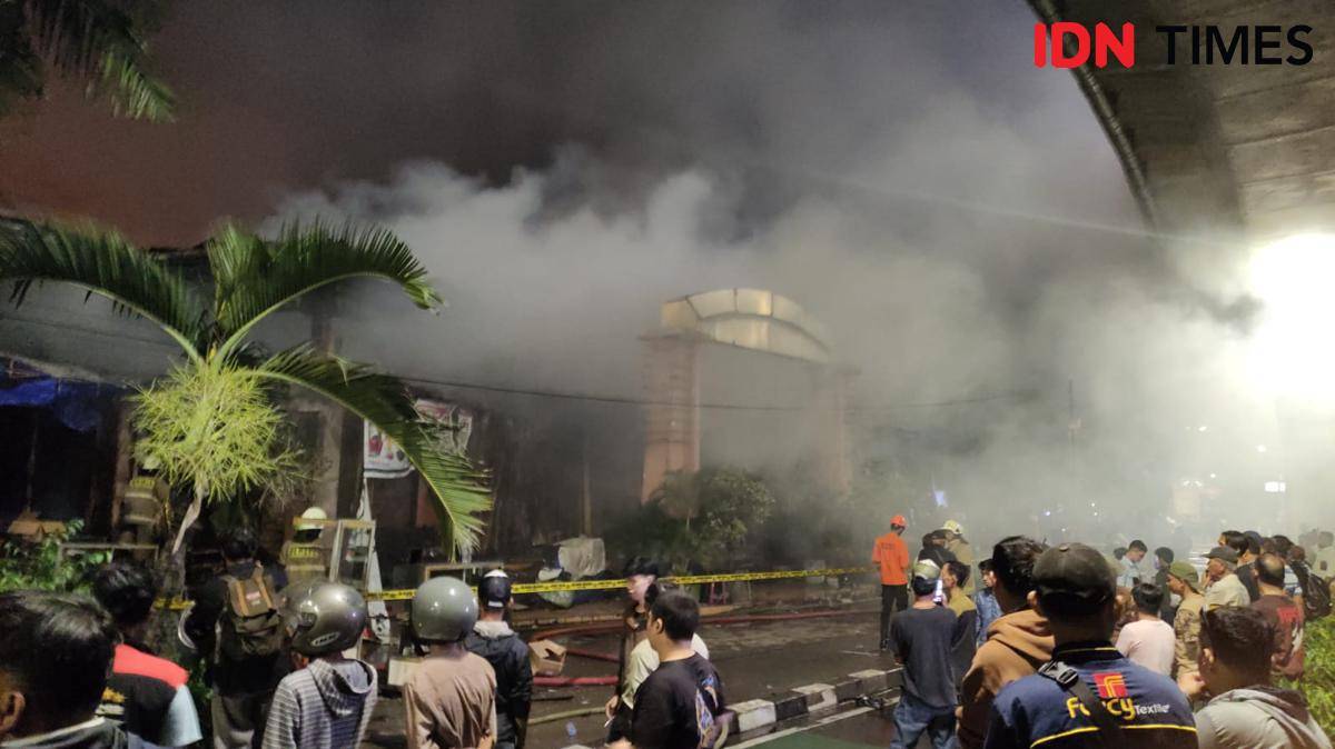 Kebakaran di Pasar Taman Puring