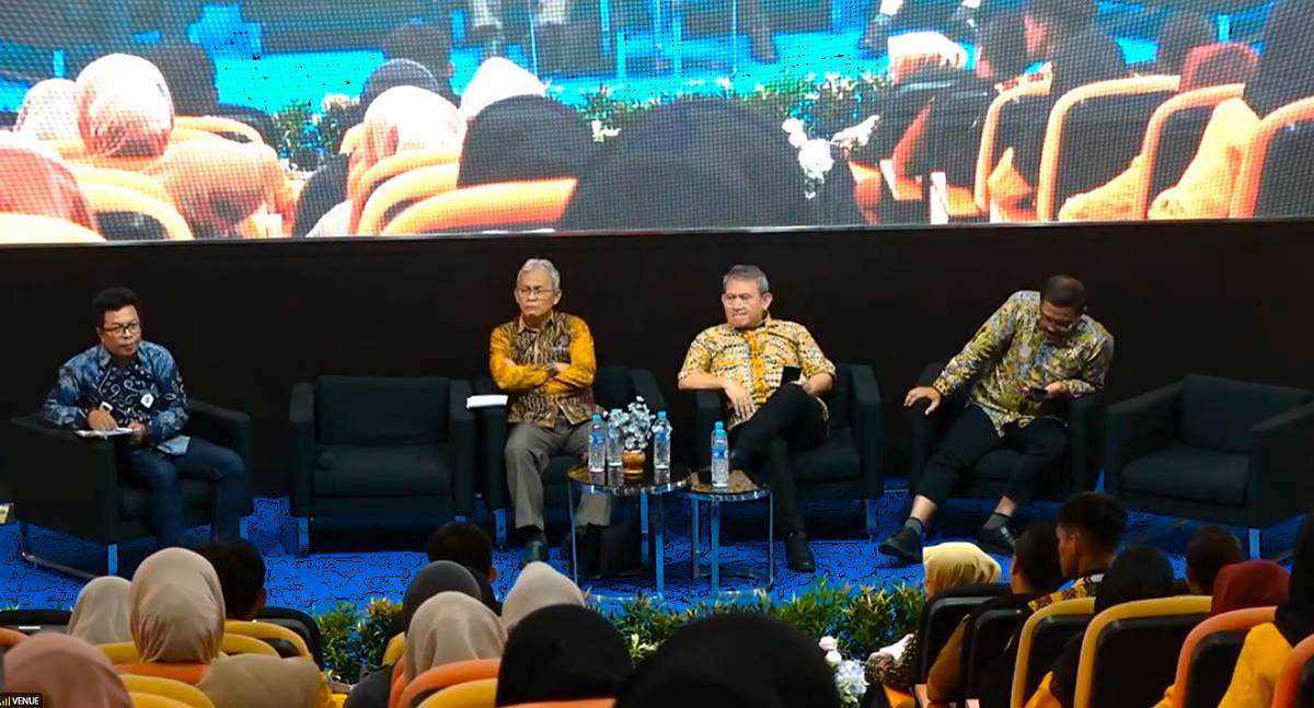Diskusi Publik Draf Penulisan Buku Sejarah Indonesia, di General Building Lecture Theater, Universitas Lambung Mangkurat Banjarmasin, Senin (28/7/2025).