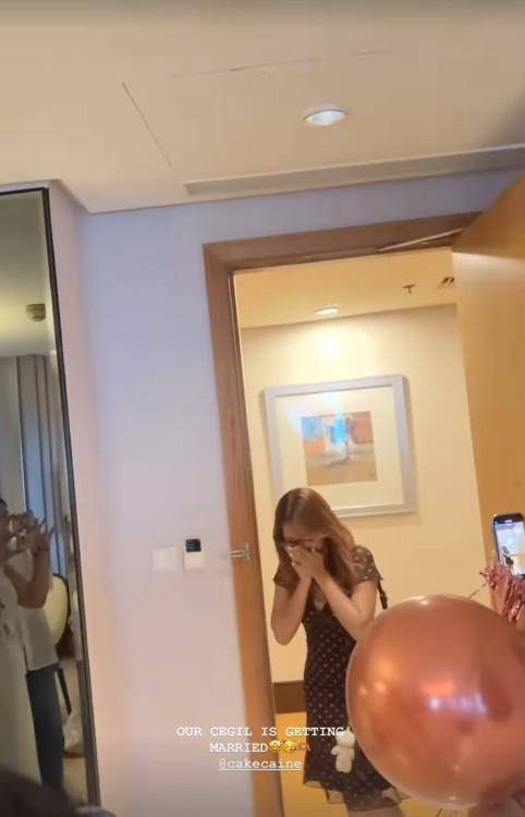 bridal shower Nadin Amizah (Instagram.com/cakecaine)