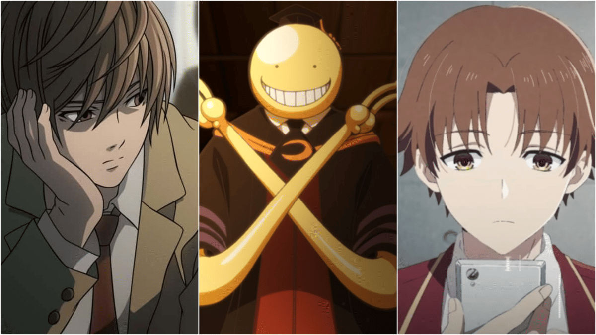 Light Yagami x Koro Sensei x Kiyotaka Ayanokoji (dok. Madhouse x Lerche)
