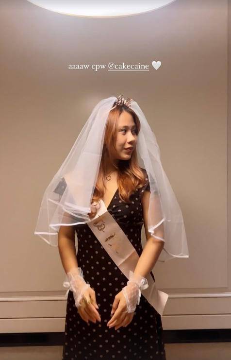 bridal shower Nadin Amizah (Instagram.com/cakecaine)