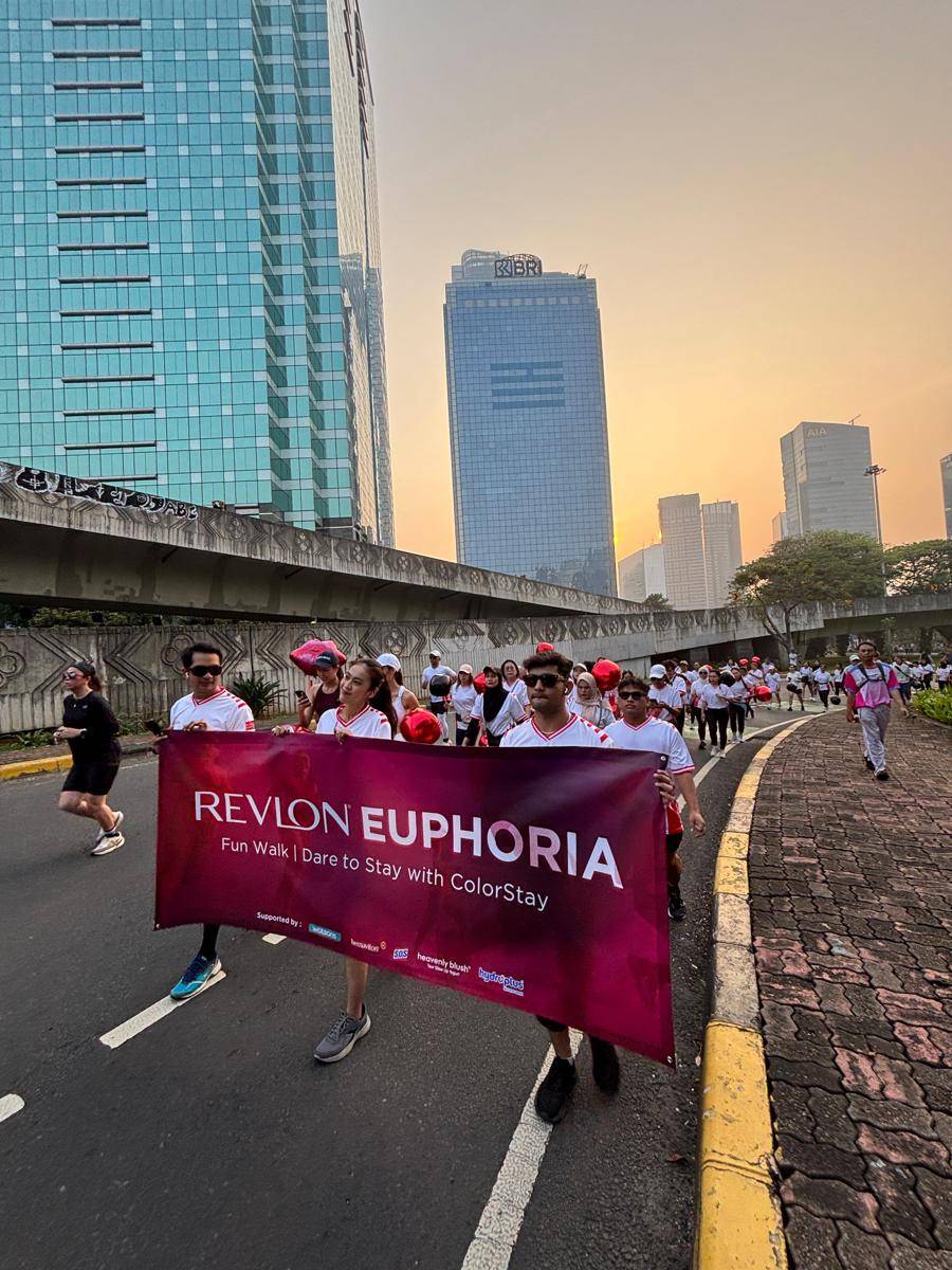 Revlon Euphoria – Dare to Stay, Stay to Impress with Colorstay pada Minggu (27/7/2025) di CFD Jakarta. (dok. Revlon)