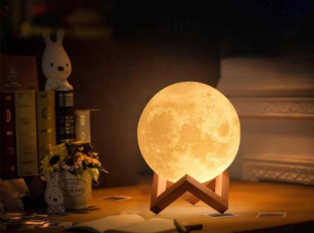 Ilustrasi lampu meja estetik