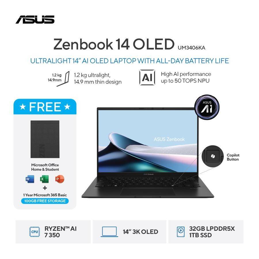 ASUS Zenbook 14 OLED (tokopedia.com/Asus Indonesia Official)