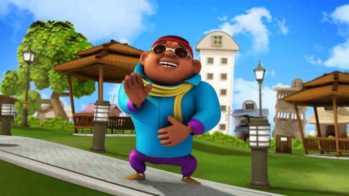 Gopal bertingkah aneh setelah memakan biskuit Yaya (dok. Monsta Studios/BoBoiBoy)
