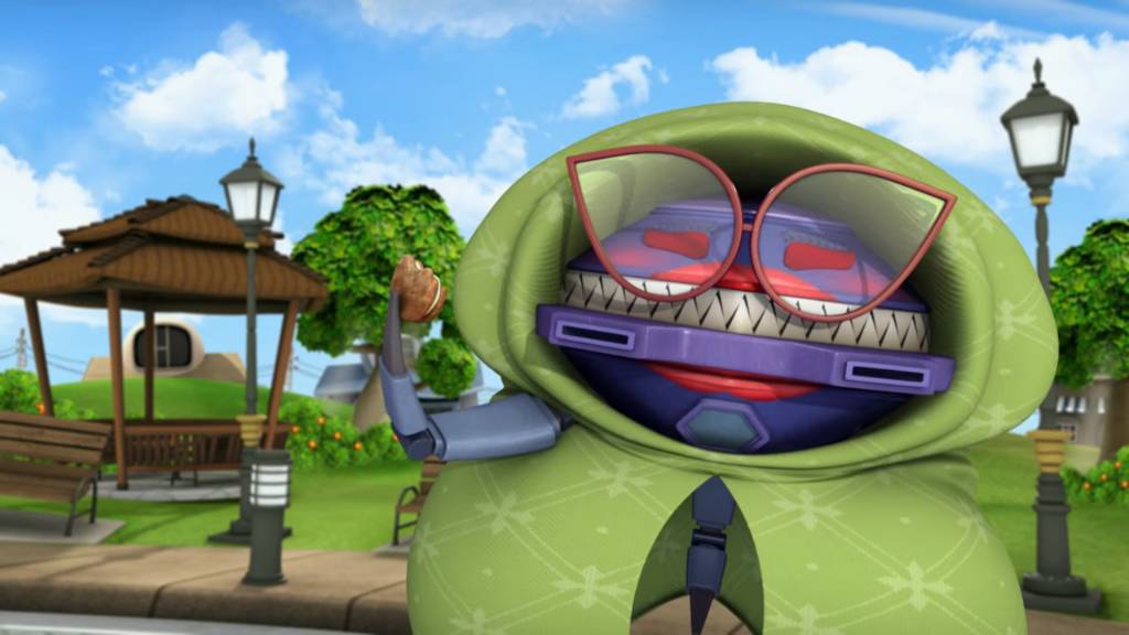 Probe menyamar dengan bertingkah seperti wanita (dok. Monsta Studios/BoBoiBoy)