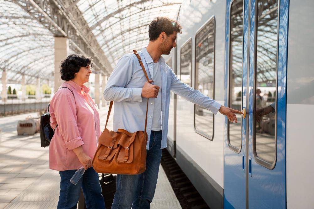 ilustrasi naik transportasi umum (freepik.com/freepik)