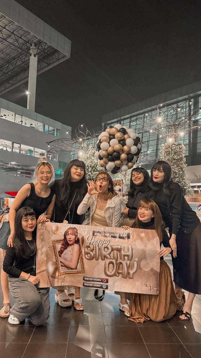ulang tahun Cherly Juno (Instagram.com/margareth_angelina)