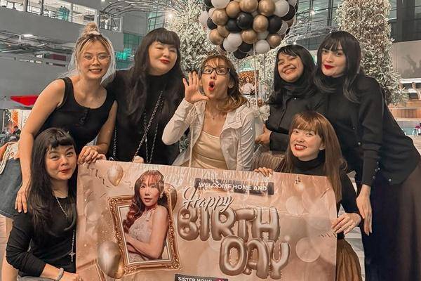 ulang tahun Cherly Juno (Instagram.com/margareth_angelina)