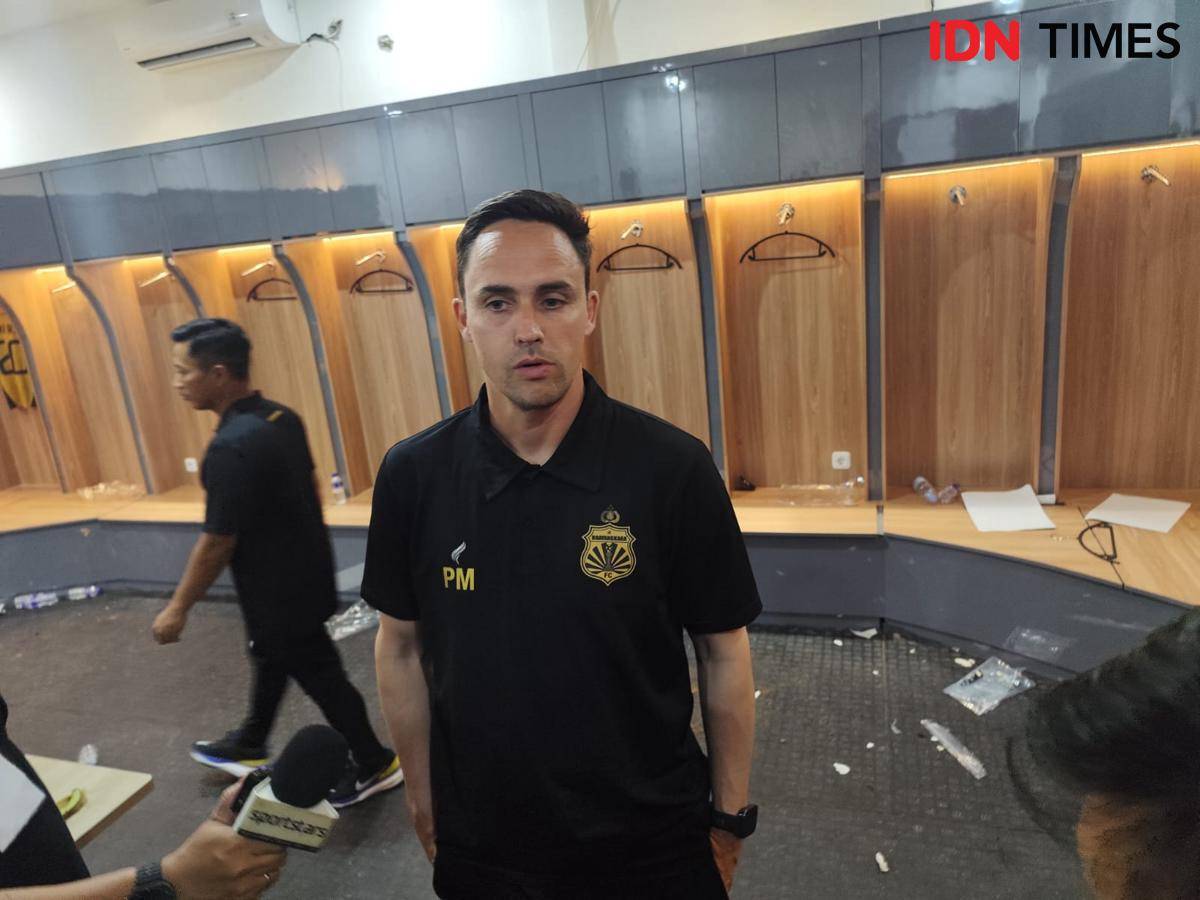 Pelatih Kepala Bhayangkara Presisi Lampung FC, Paul Munster. (IDN Times/Muhaimin)