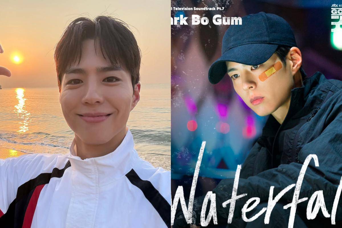 Park Bo Gum dan cover lagu "Waterfall" (instagram.com/bogummy | youtube.com/Park Bo-Gum - Topic)