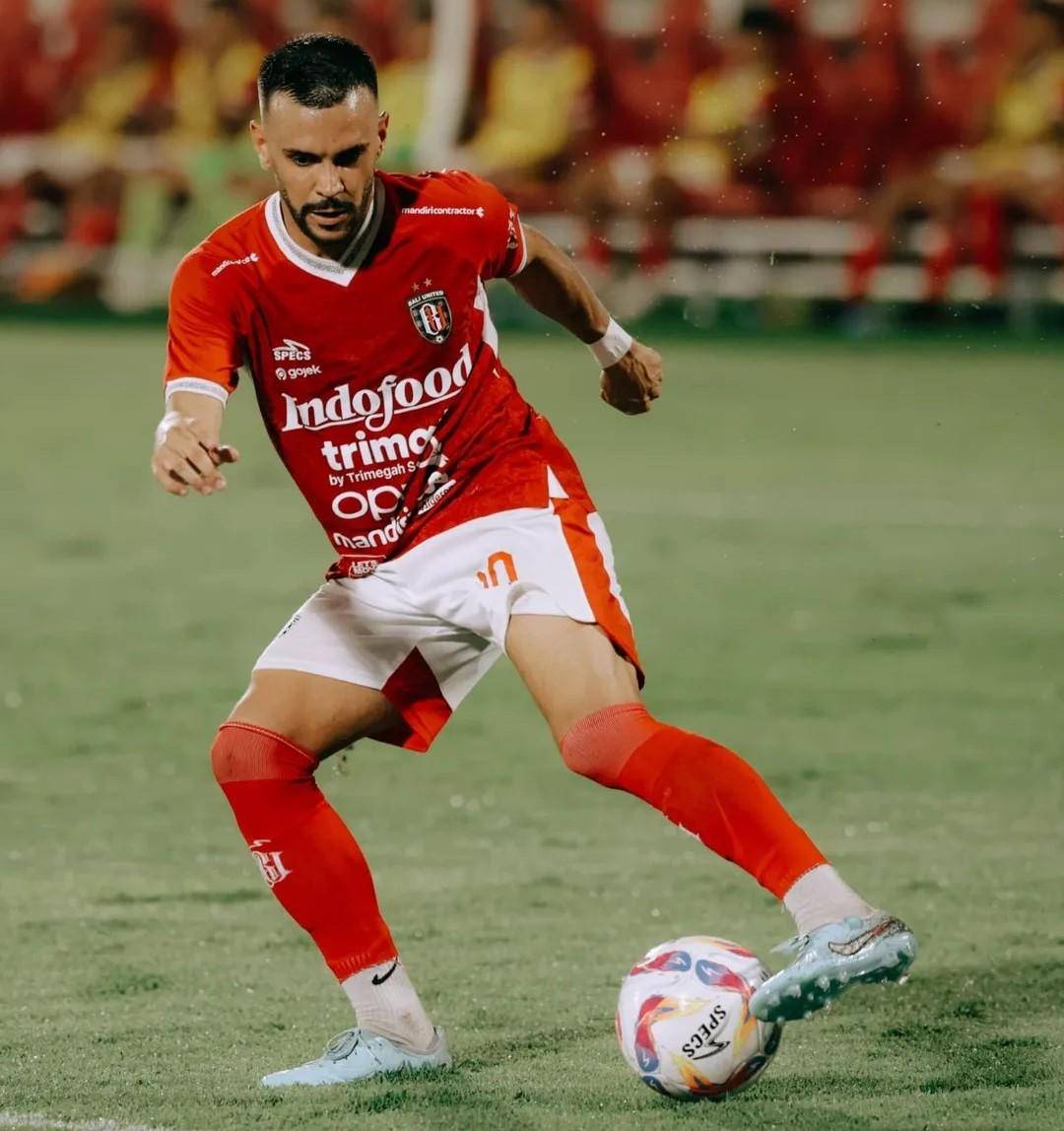 Mirza Mustafic saat beraksi bersama Bali United. (Instagram.com/baliunitedfc)