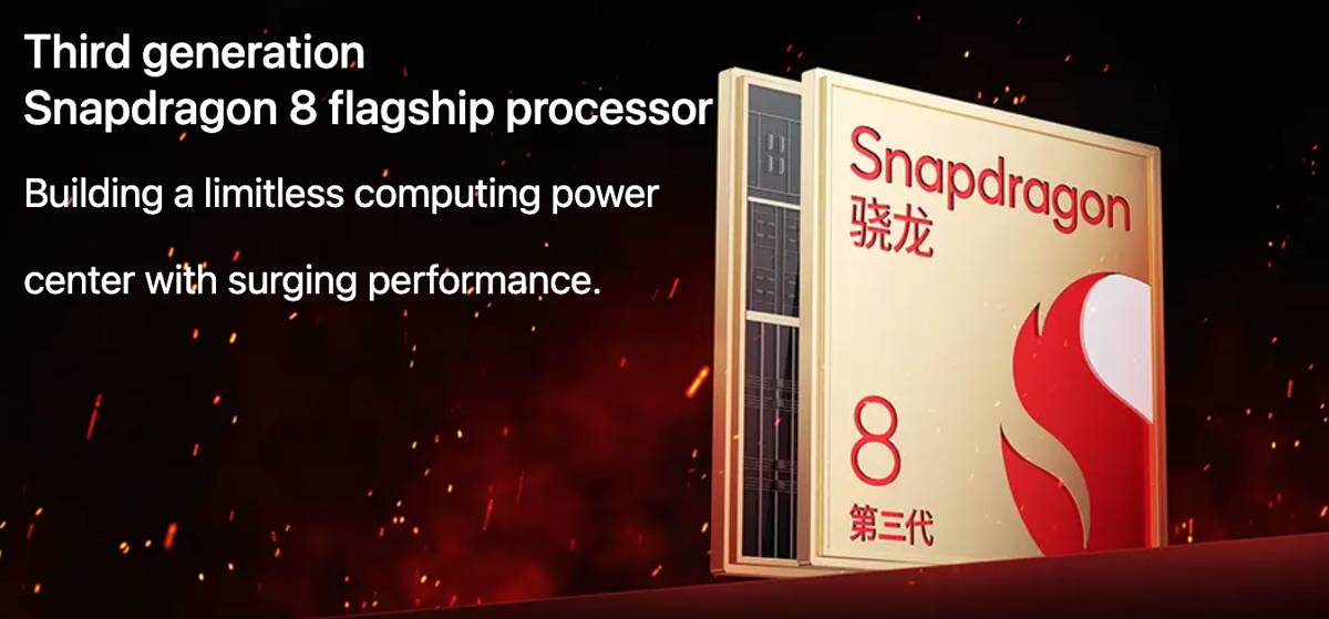 chipset Snapdragon 8 Gen 3 pada Meizu 21 (meizu.com)