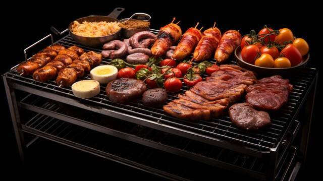ilustrasi barbeque (Vecteezy.com/icon ade