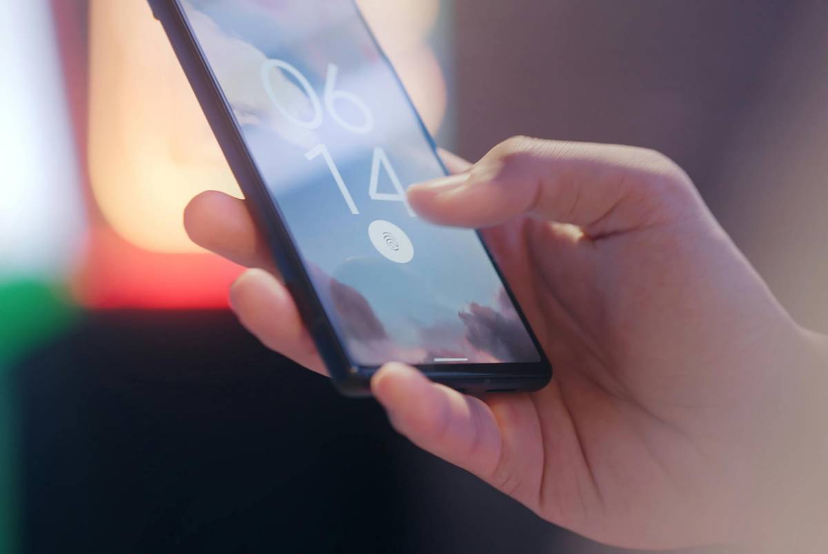 ilustrasi fingerprint di HP