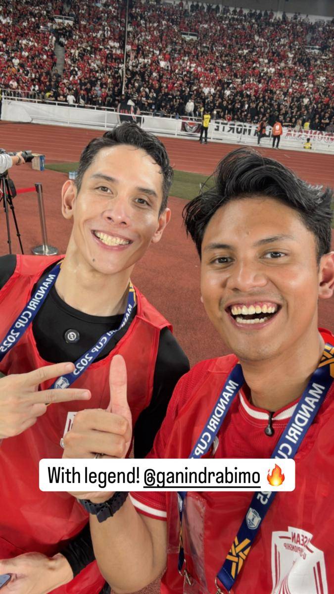 artis nonton final Piala AFF U23 2025 (instagram.com/ibnuwardani)