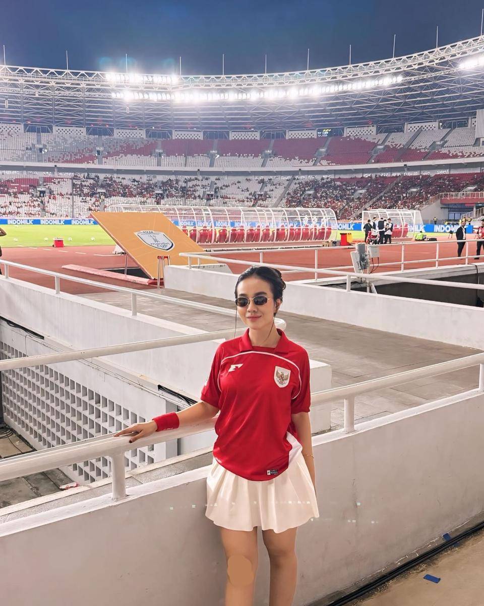 artis nonton final Piala AFF U23 2025 (instagram.com/mayaang.lucyaana)