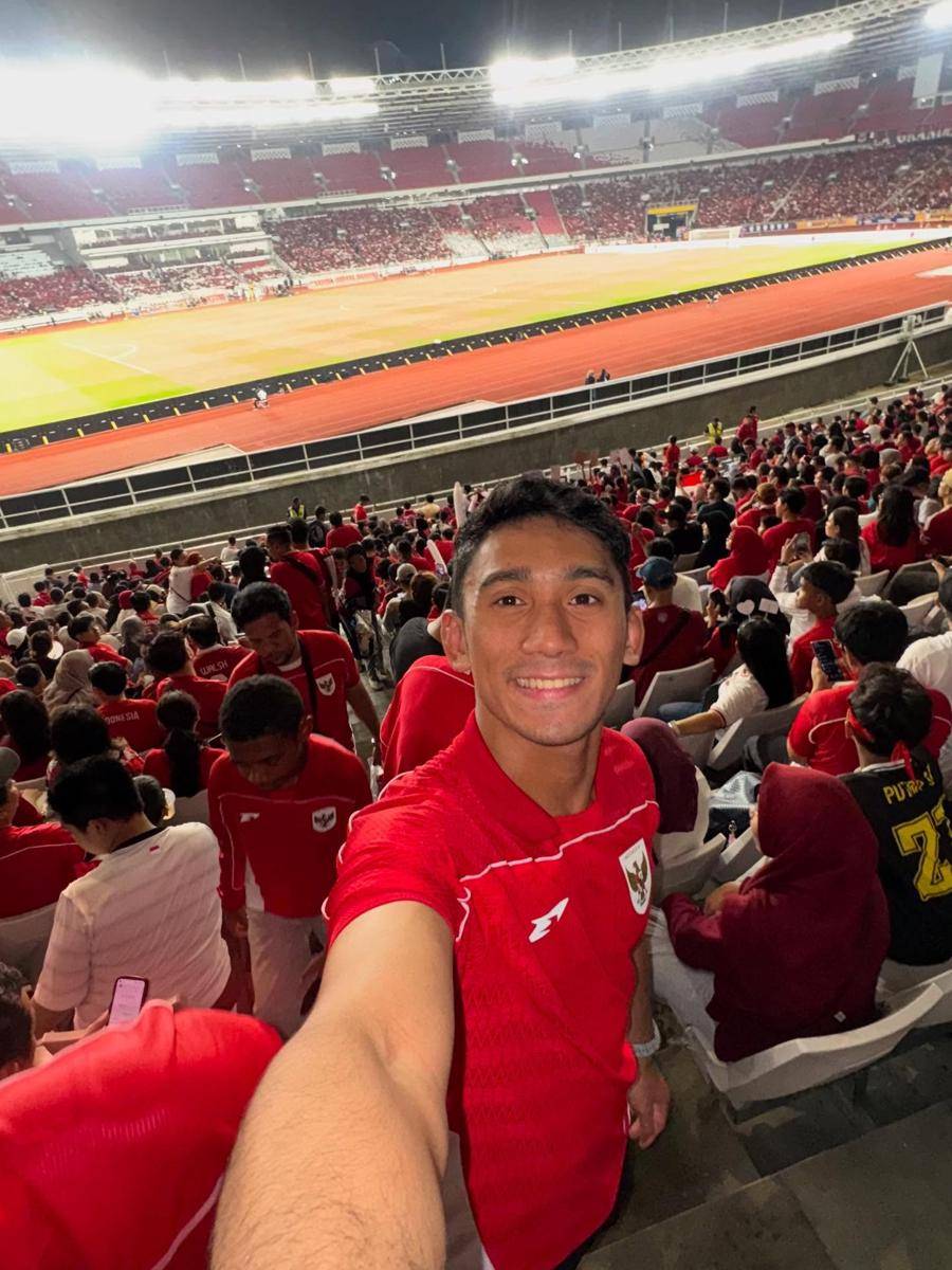 artis nonton final Piala AFF U23 2025 (instagram.com/daffawardhana)