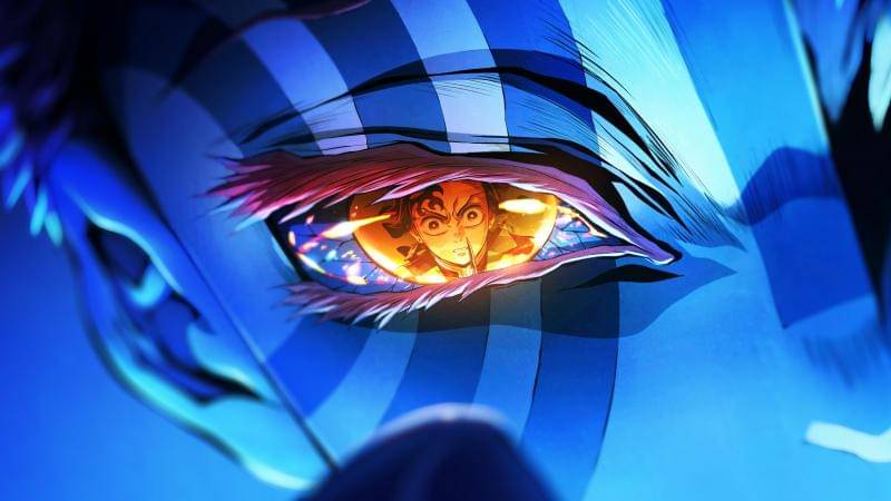 Akaza di poster demon slayer infinite castle