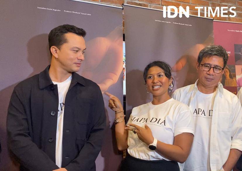 press conference peluncuran trailer dan poster film Siapa Dia di CGV Grand Indonesia, Selasa (29/7/2025)