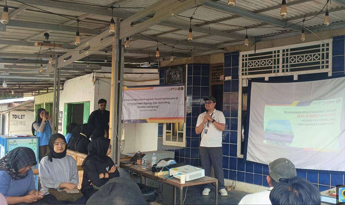 Program Studi Pariwisata Institut Teknologi Sumatera (Itera) Jalin Kolaborasi Dengan Kelompok Sadar Wisata (Pokdarwis) Desa Sumber Agung, Kemiling