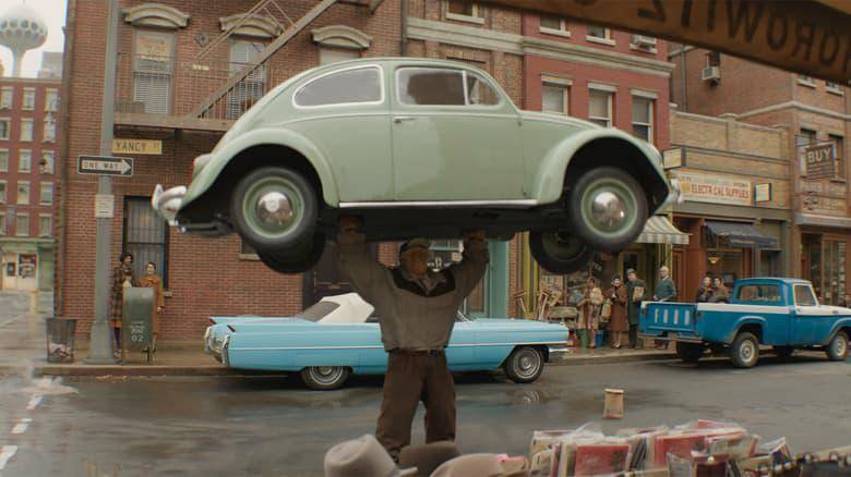 Potret The Thing atau Ben Grimm di set Yancy Street (dok. Marvel Studios/The Fantastic Four: First Steps)