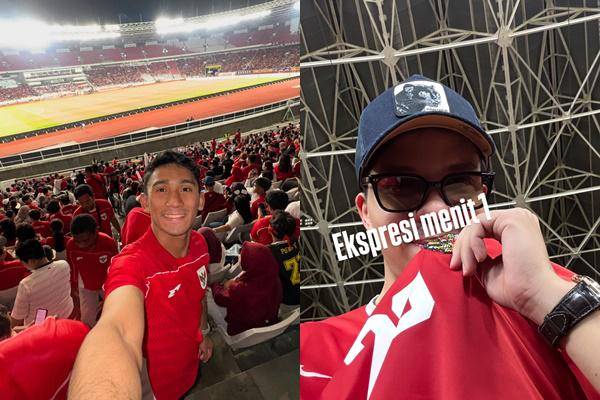 artis nonton final Piala AFF U23 2025 (instagram.com/daffawardhana | instagram.com/attahalilintar)