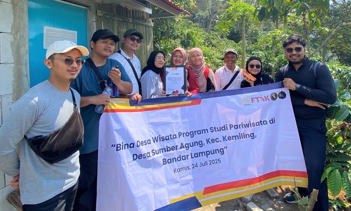 Program Studi Pariwisata Institut Teknologi Sumatera (Itera) Jalin Kolaborasi Dengan Kelompok Sadar Wisata (Pokdarwis) Desa Sumber Agung, Kemiling