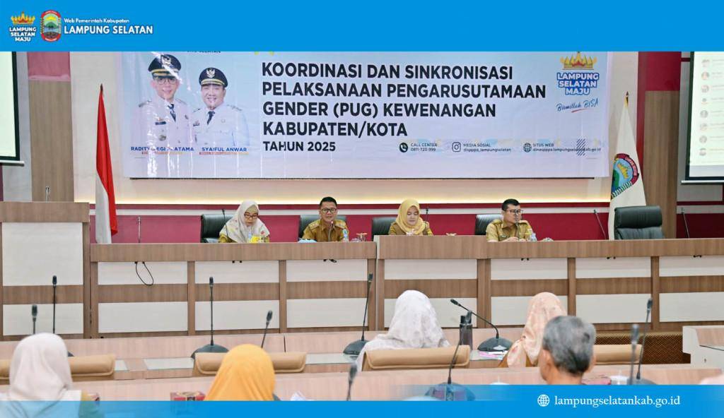 Koordinasi dan Sinkronisasi Pelaksanaan Pengarusutamaan Gender (PUG) Kabupaten Lampung Selatan