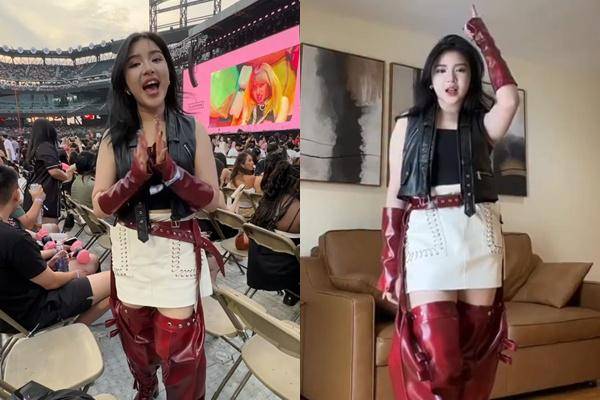 Tiara Andini Nonton Konser BLACKPINK (Instagram.com/tiaraandini)