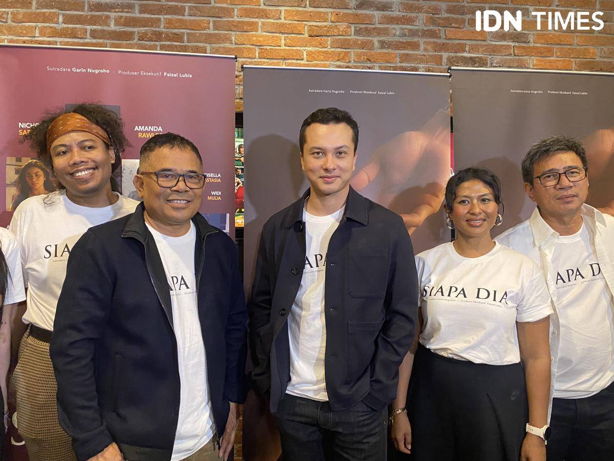press conference peluncuran trailer dan poster film Siapa Dia di CGV Grand Indonesia, Selasa (29/7/2025)