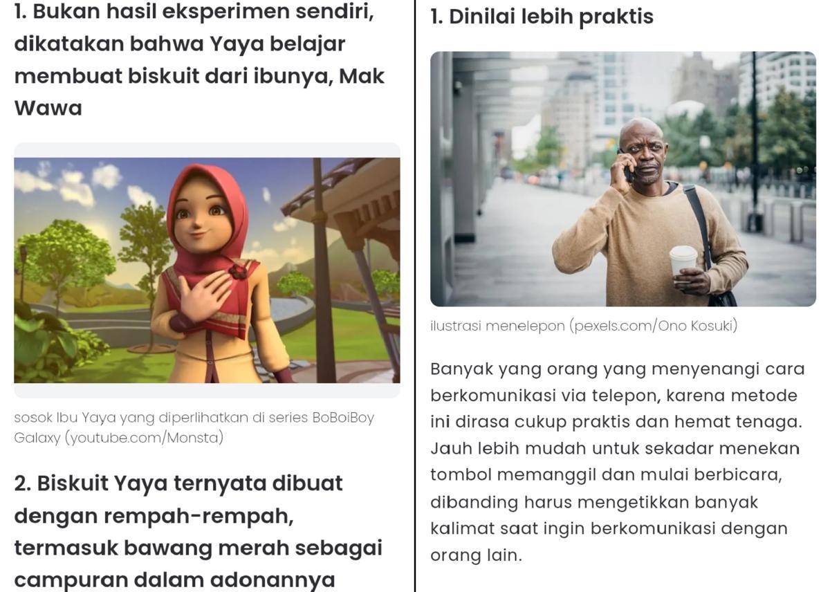 ilustrasi artikel potret versus artikel deskriptif (dok. Pribadi/Hay Lee via website IDN Times)