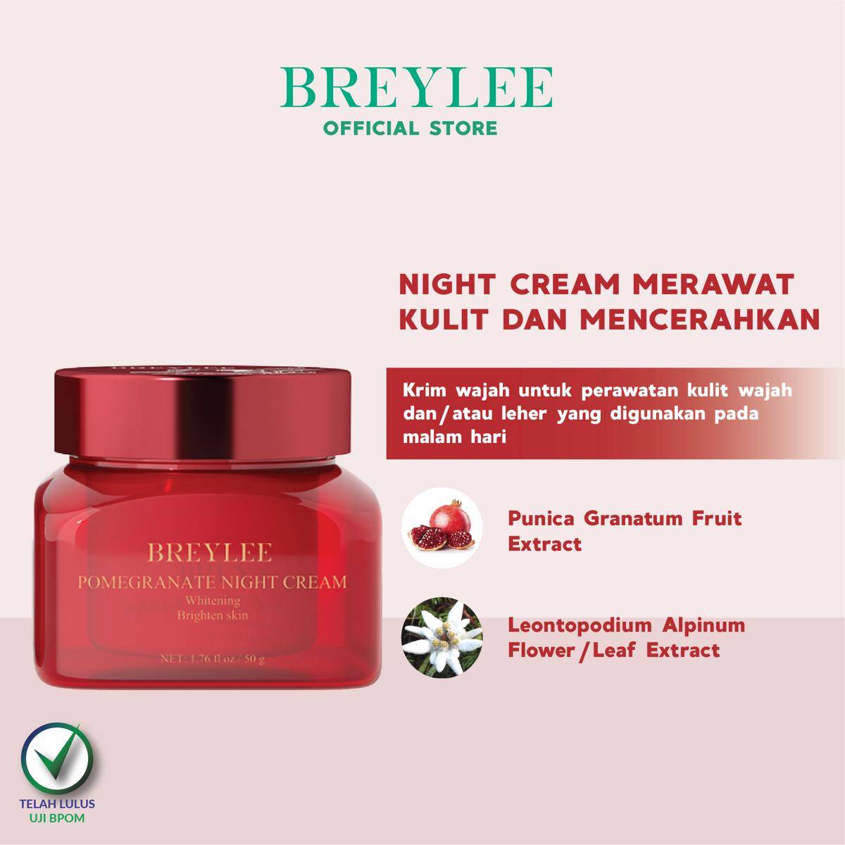 Breylee Pomegranate Night Cream (breylee.co.id)