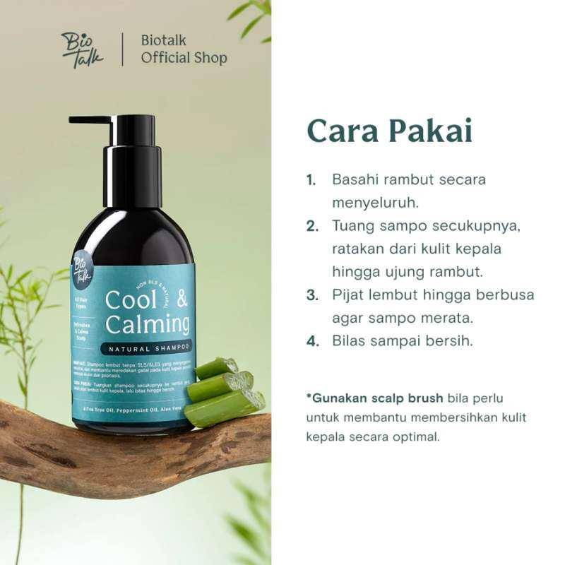 Biotalk Cool & Calming Shampoo (blibli.com/Elbelleza)