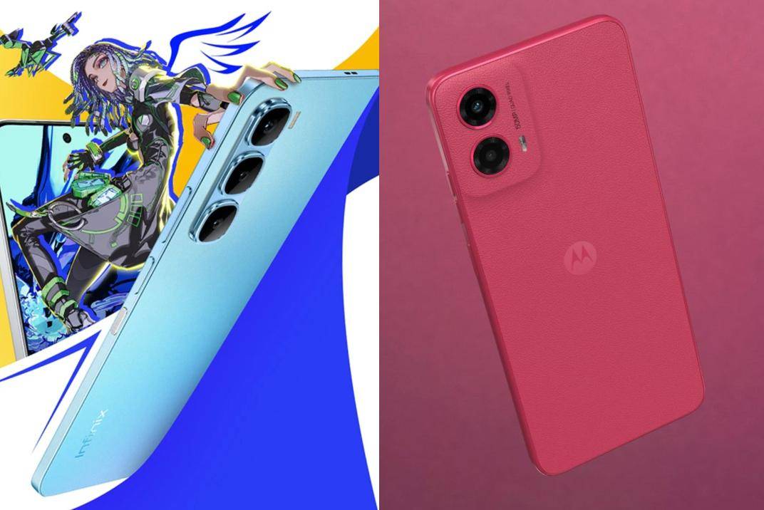 Infinix Hot 60 Pro dan Moto G45 (infinixmobility.com | motorola.com)