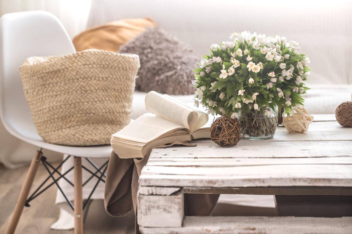 ilustrasi dekorasi shabby chic (freepik.com/pvproductions)