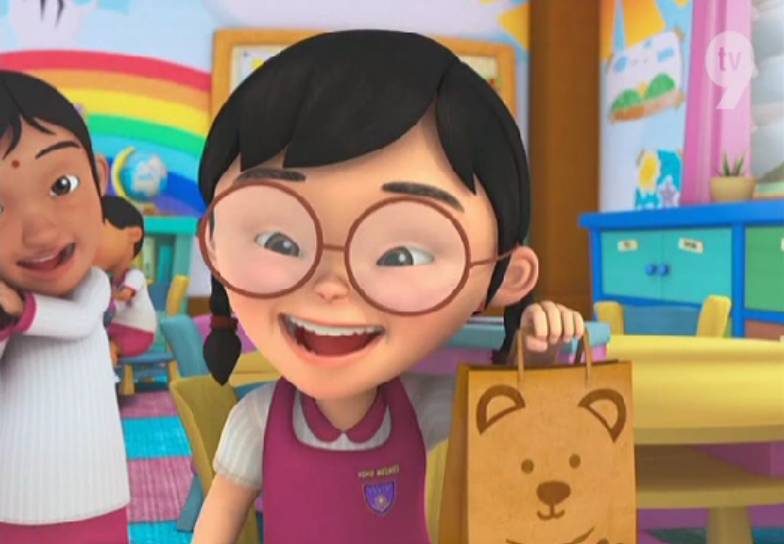 cuplikan Upin dan Ipin episode Terompah Opah (youtube.com/Les' Copaque Production)