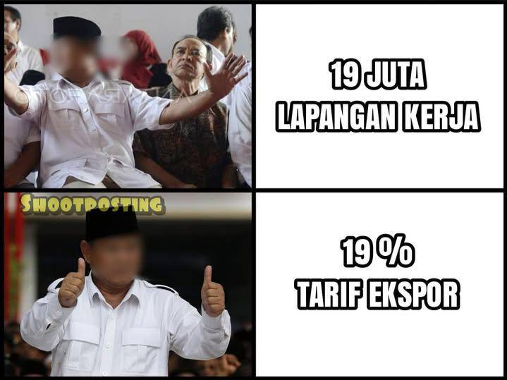 meme 19 juta lapangan kerja 