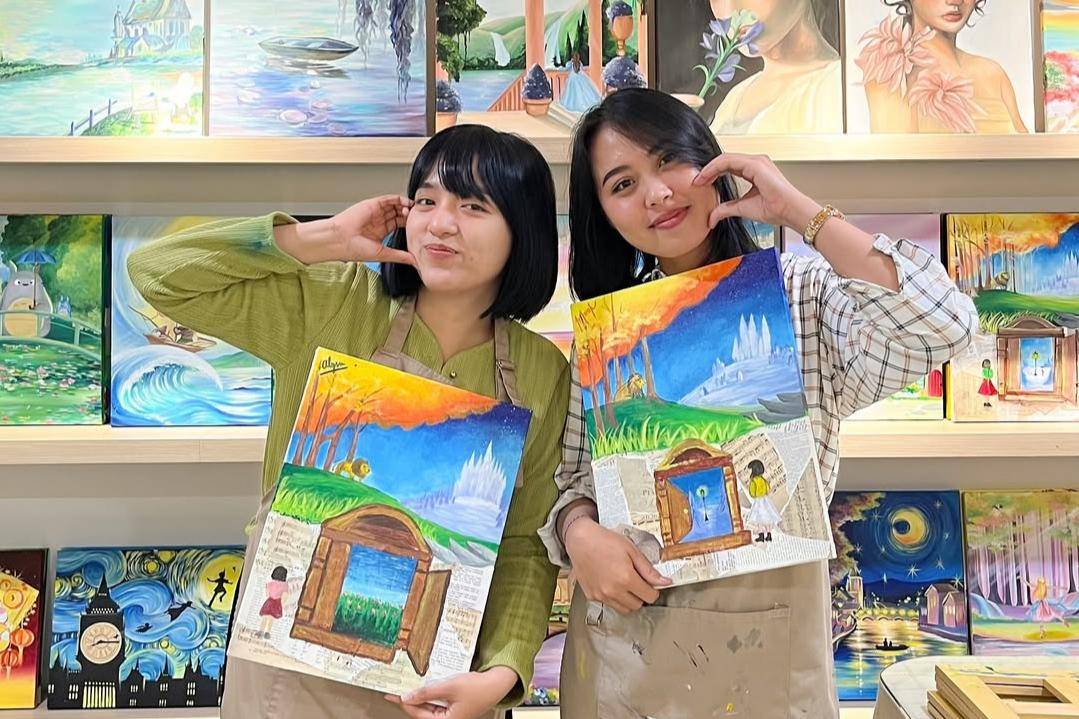 Dari Kanvas Kosong Jadi Karya Indah, Semua Bisa Lukis di Studio Nana Medan(instagram.com/studio_nana.id)