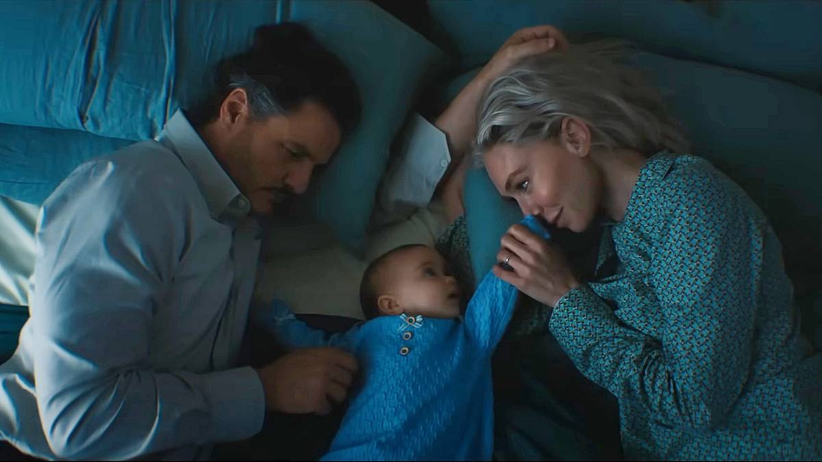 Reed Richards, Susan, dan Franklin (dok. Marvel Studios/The Fantastic Four: First Steps)