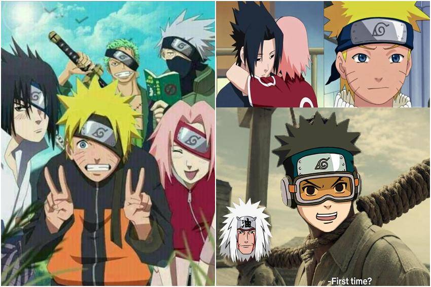 kolase meme Tim 7 Naruto