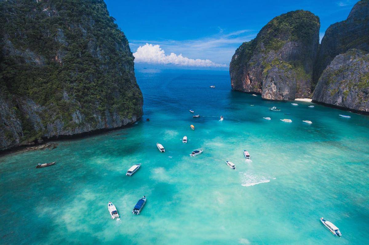 potret Koh Phi Phi, Thailand (pexels.com/Humphrey Muleba)