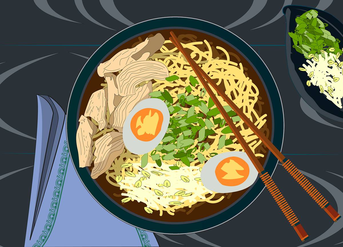 Ilustrasi kuliner khas Jepang (Pixabay/Никита Гурский)