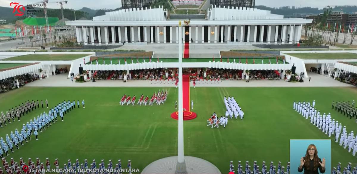 Upacara HUT RI di Istana Negara