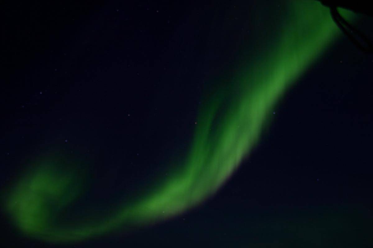 Aurora di Kangerlussuaq (commons.wikimedia.org/NASA / John Sonntag)