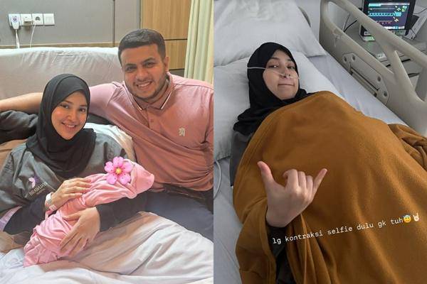 istri Yislam Jaidi melahirkan (Instagram.com/miskashf)