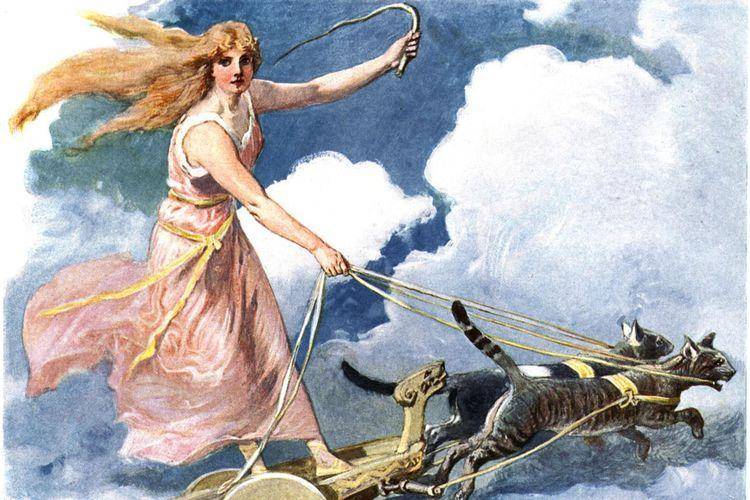 Ilustrasi Freya dewi Nordik