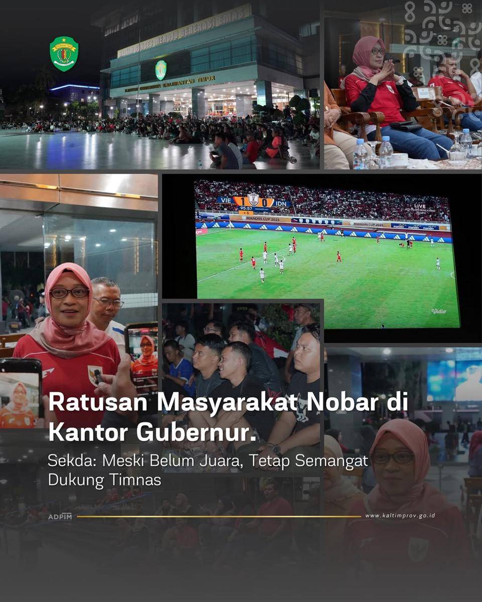 Pemprov Kaltim memfasilitasi nonton bareng (nobar) final Piala AFF U-23 antara Timnas Indonesia.jpg