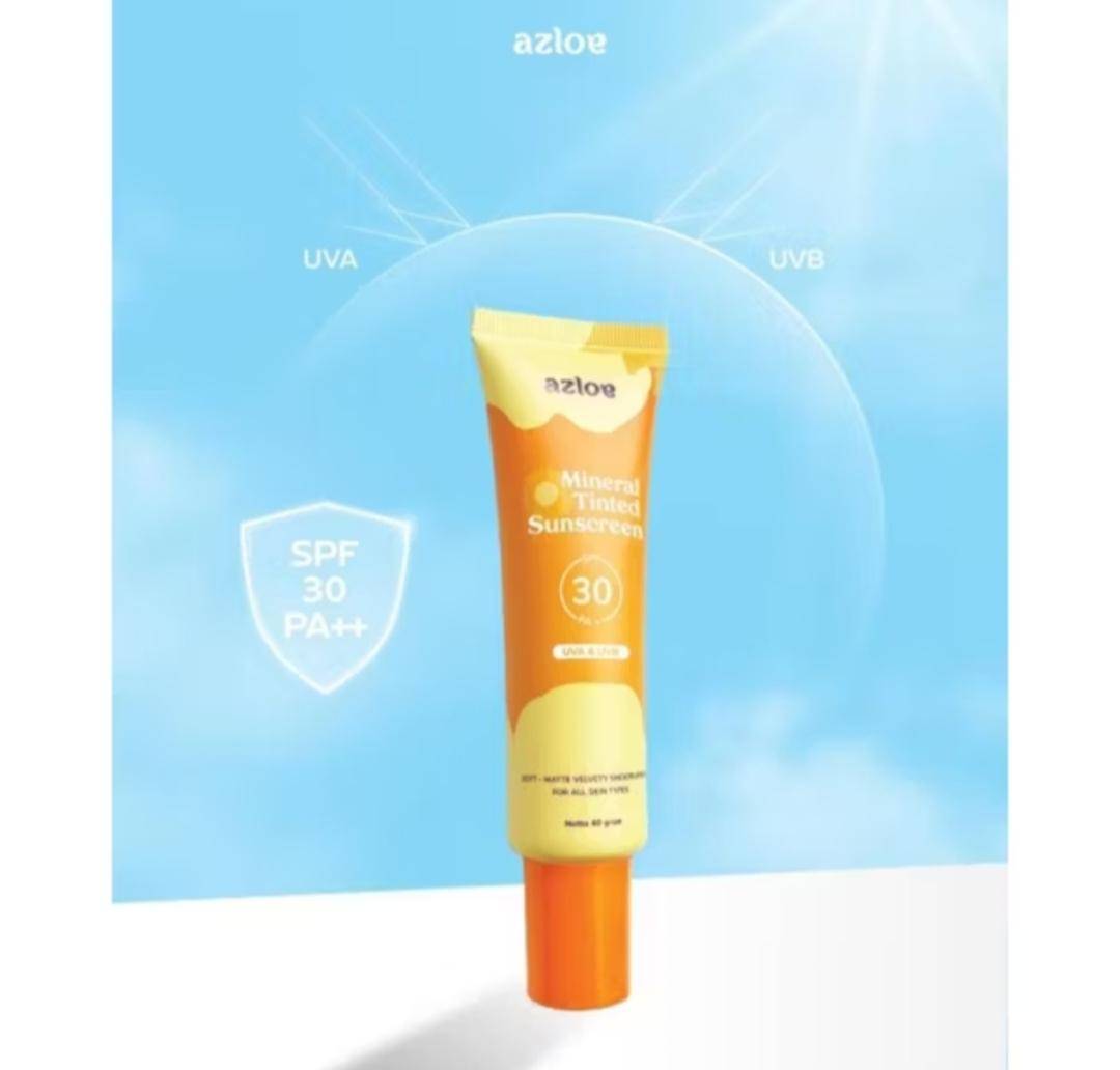 Azloe Tinted Sunscreen Hybrid (shopee.co.id/Wihast.id)
